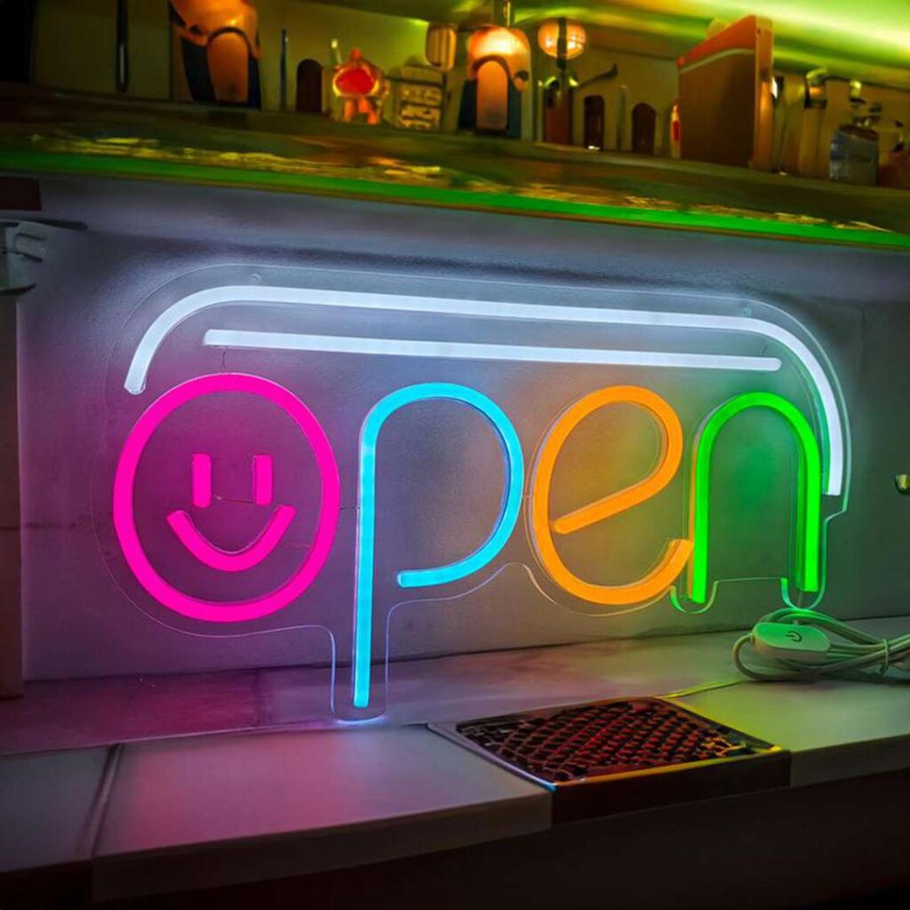 LED Open Sign For Business