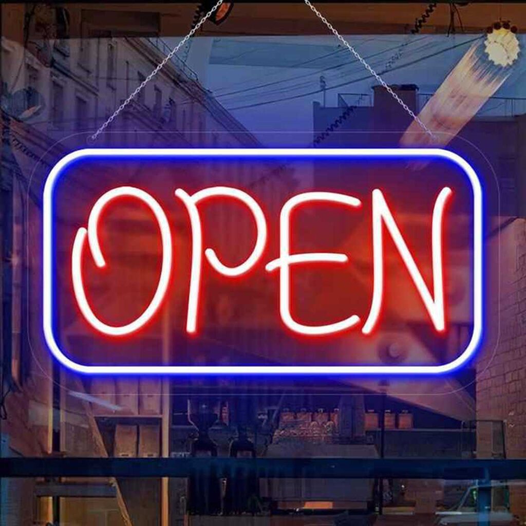 Open Signs For Business