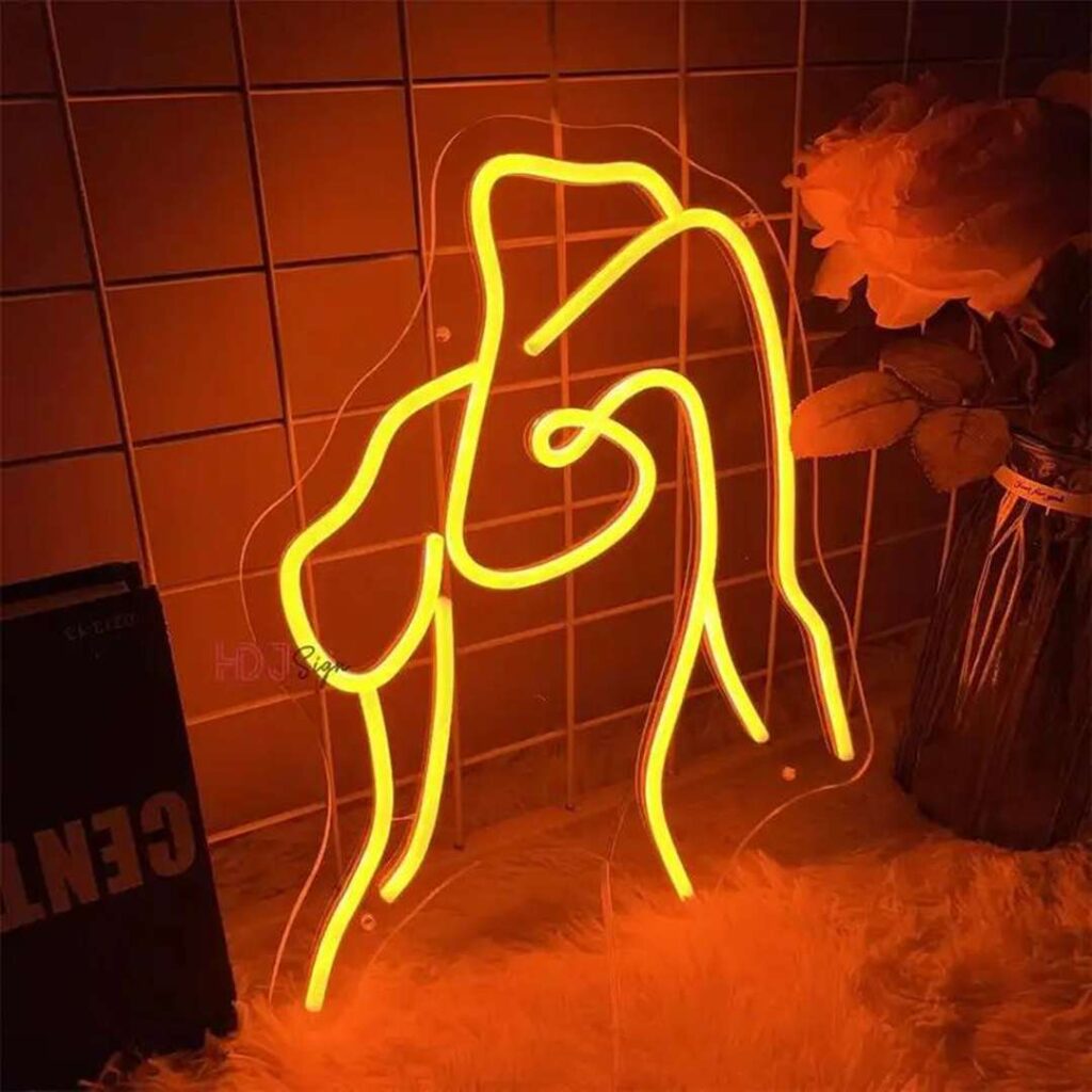 body neon sign