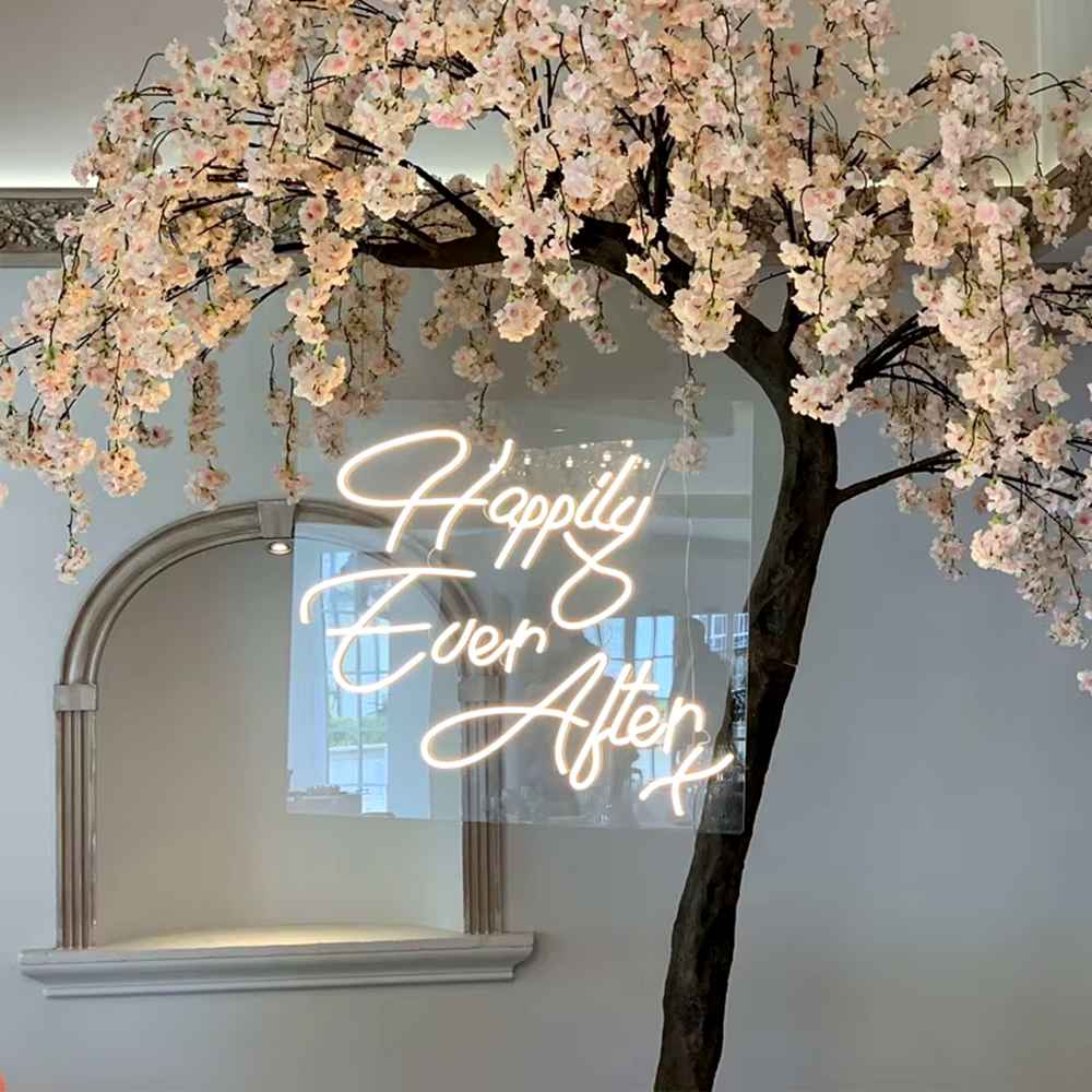 happily ever after neon sign