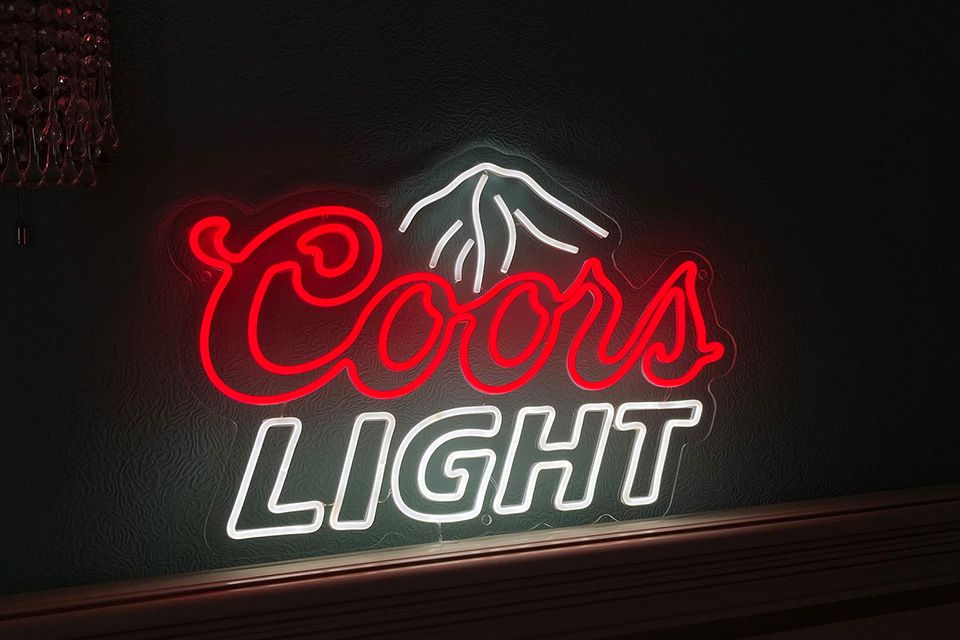 Coors Light neon signs