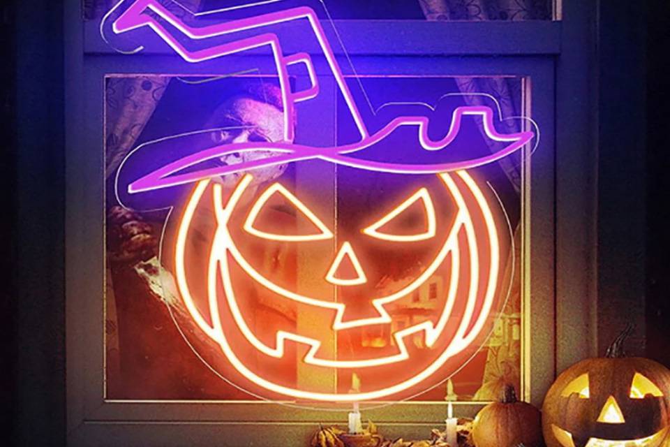 Halloween neon signs