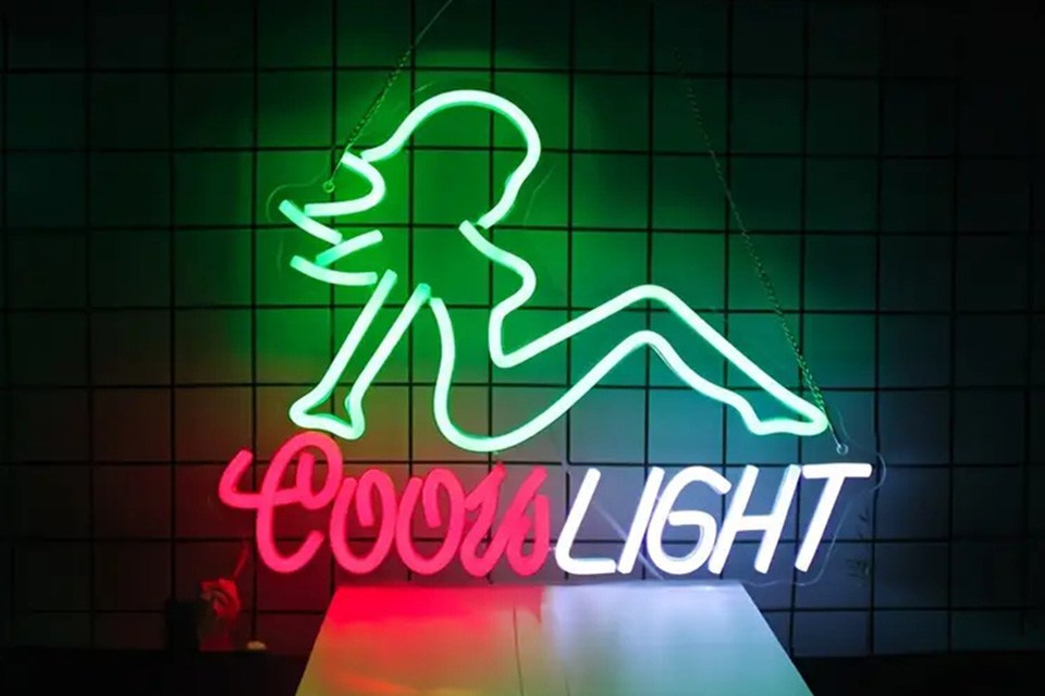 Neon beer signs