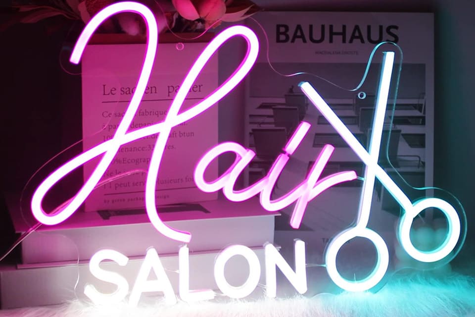 Salon Neon Sign