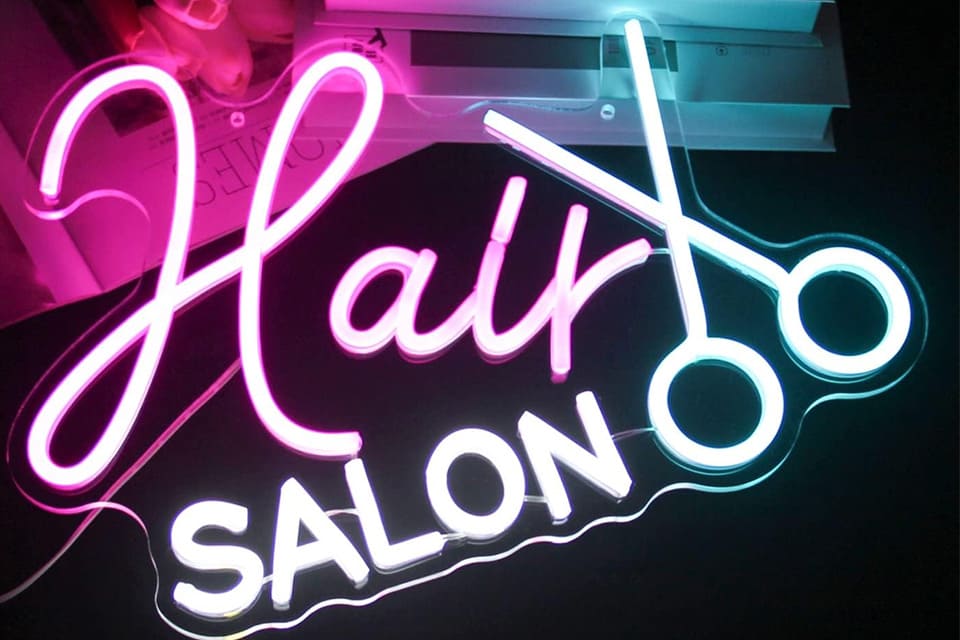 Salon Neon Sign