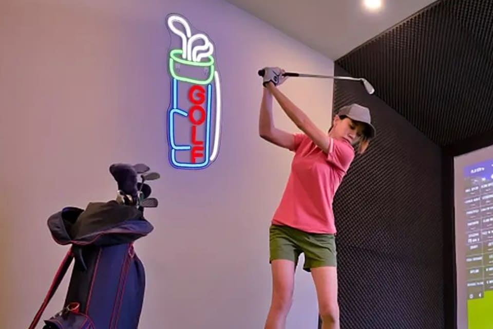 custom golfe neon sign 