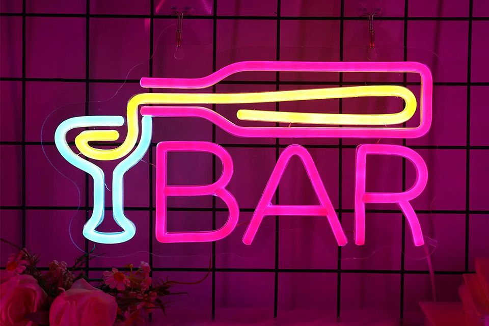 neon bar signs