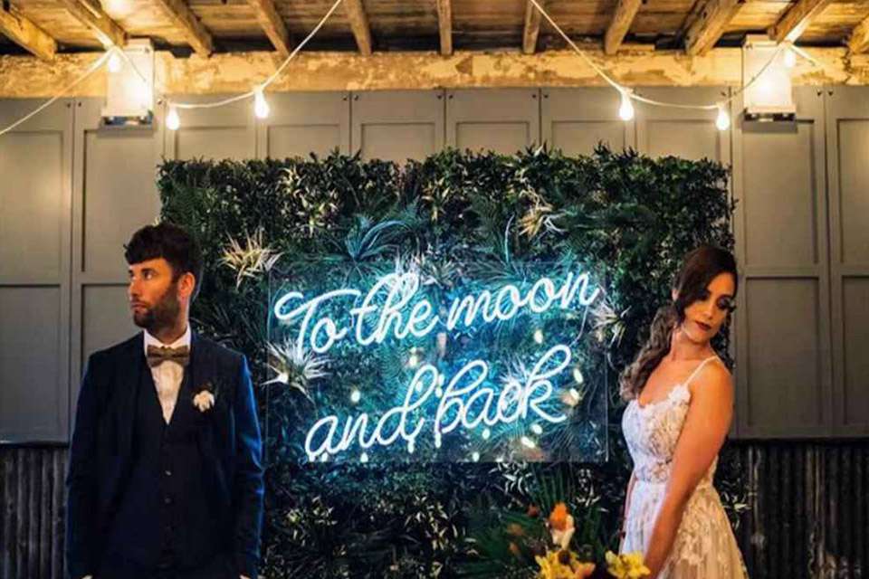 neon wedding signs